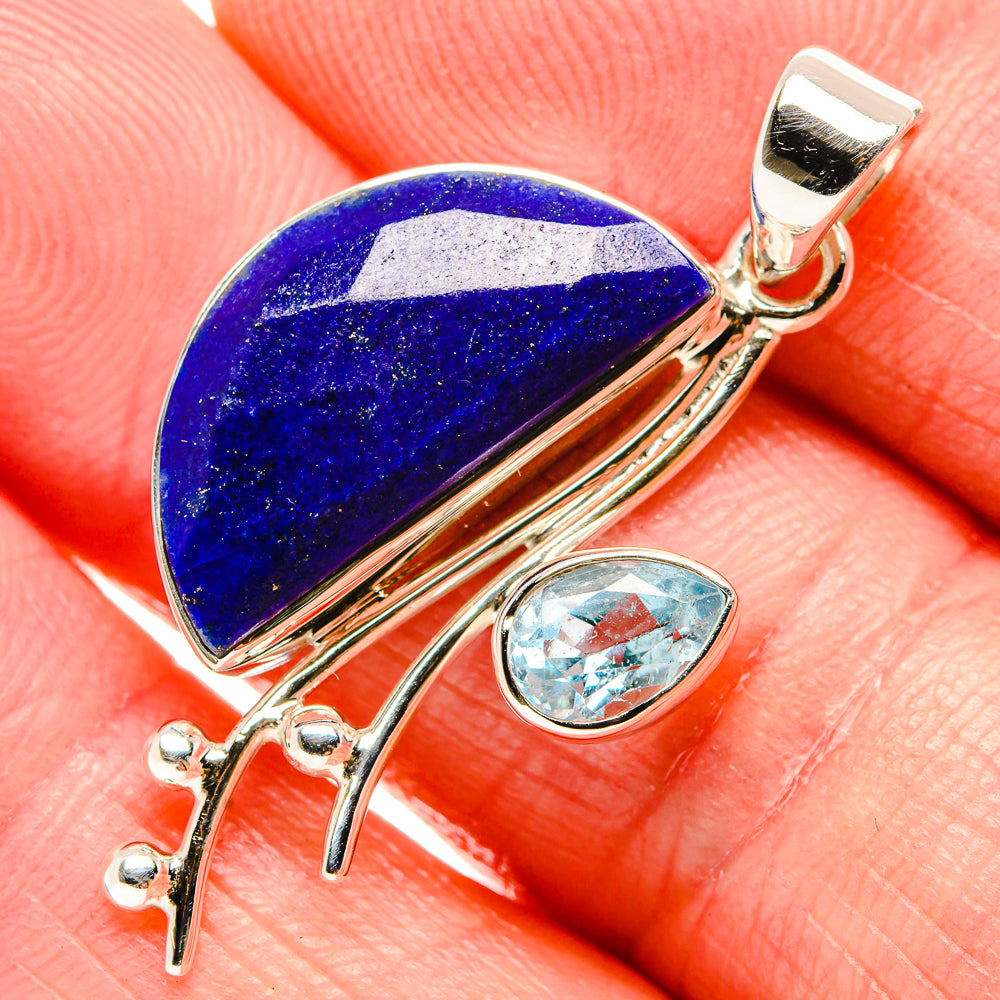 Lapis Lazuli Pendants handcrafted by Ana Silver Co - PD35064