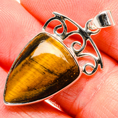 Tiger Eye Pendants handcrafted by Ana Silver Co - PD35065
