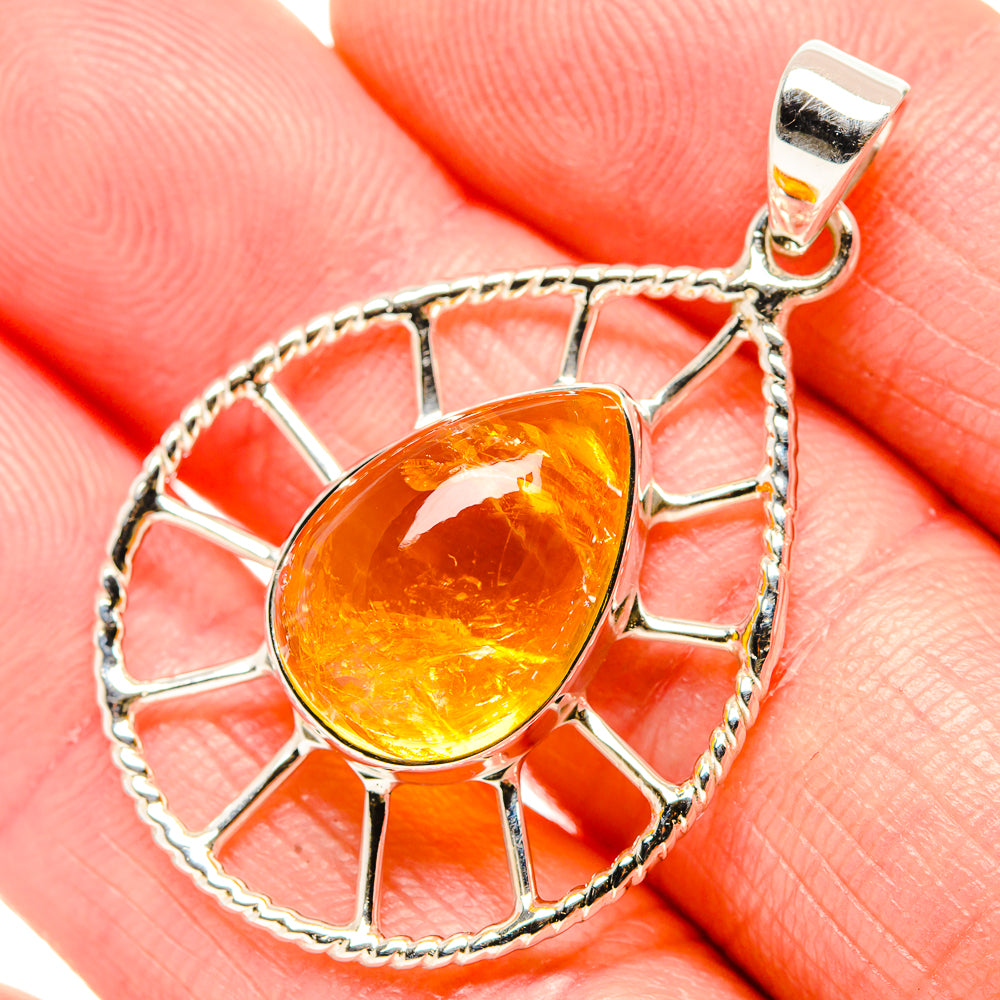Citrine Pendants handcrafted by Ana Silver Co - PD35070
