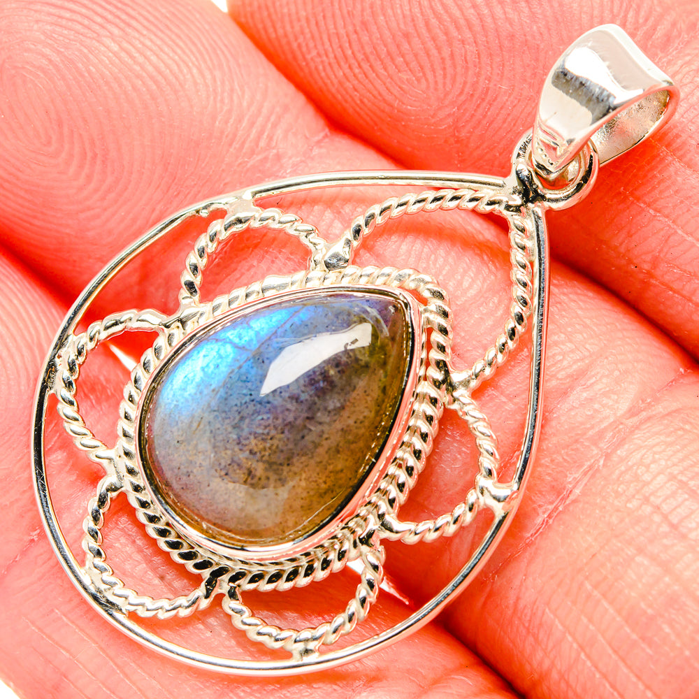 Labradorite Pendants handcrafted by Ana Silver Co - PD35071