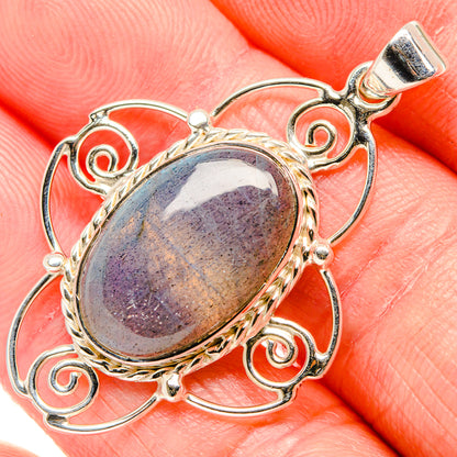 Labradorite Pendants handcrafted by Ana Silver Co - PD35072