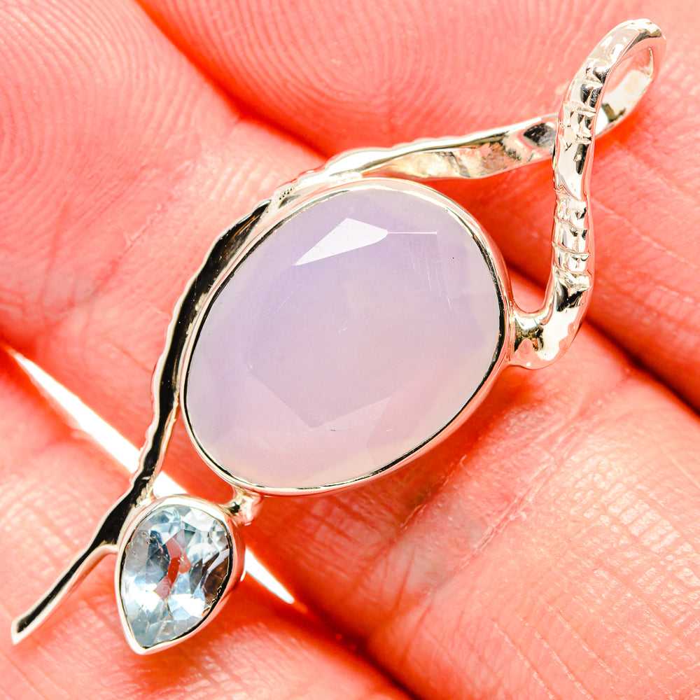 Rainbow Moonstone Pendants handcrafted by Ana Silver Co - PD35079