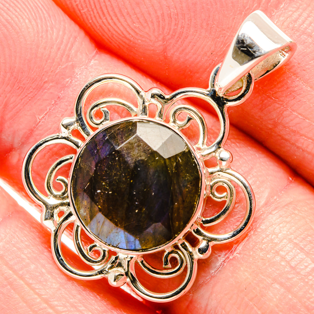 Labradorite Pendants handcrafted by Ana Silver Co - PD35089