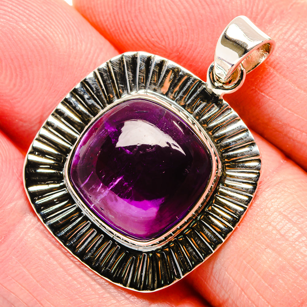 Amethyst Pendants handcrafted by Ana Silver Co - PD35106