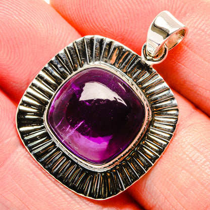 Amethyst Pendants handcrafted by Ana Silver Co - PD35106