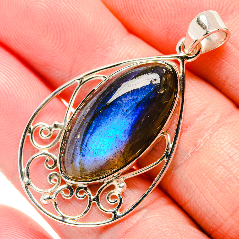 Labradorite Pendants handcrafted by Ana Silver Co - PD35107