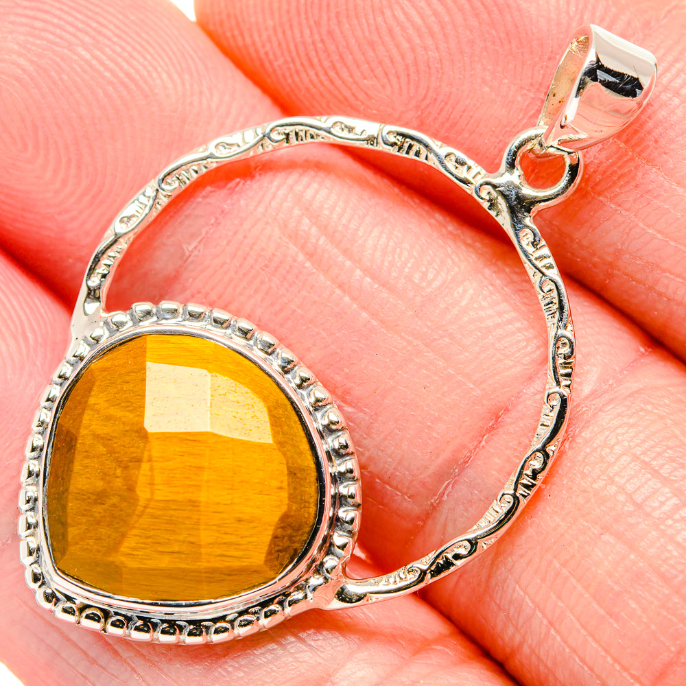 Tiger Eye Pendants handcrafted by Ana Silver Co - PD35118