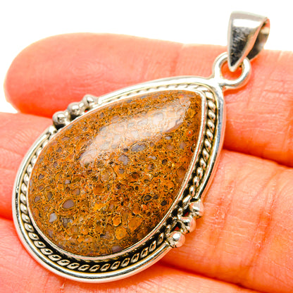 Dinosaur Bone Pendants handcrafted by Ana Silver Co - PD35133