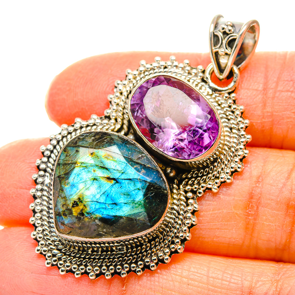 Labradorite Pendants handcrafted by Ana Silver Co - PD35141
