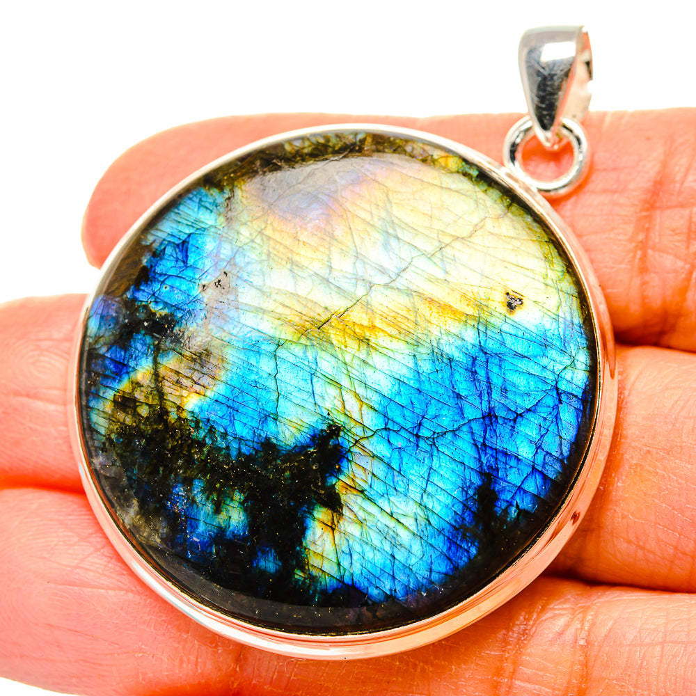 Labradorite Pendants handcrafted by Ana Silver Co - PD35142