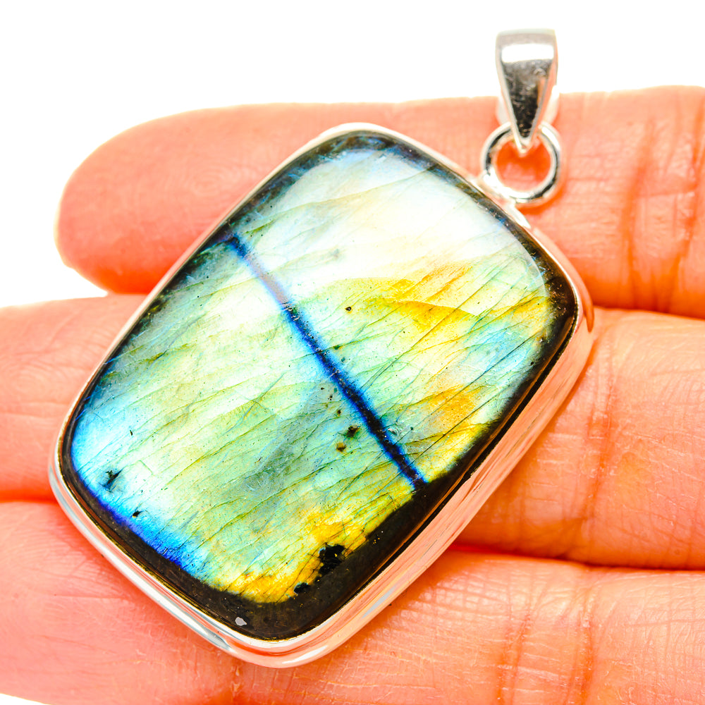Labradorite Pendants handcrafted by Ana Silver Co - PD35150