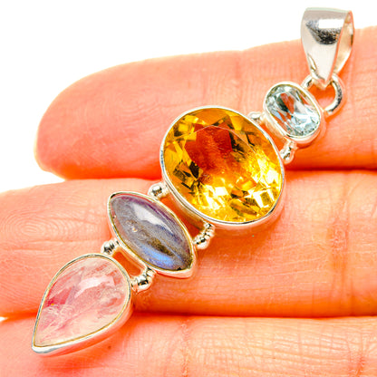 Citrine Pendants handcrafted by Ana Silver Co - PD35151