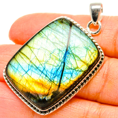 Labradorite Pendants handcrafted by Ana Silver Co - PD35154