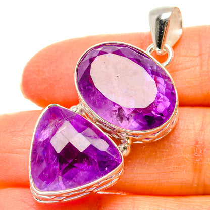 Amethyst Pendants handcrafted by Ana Silver Co - PD35157