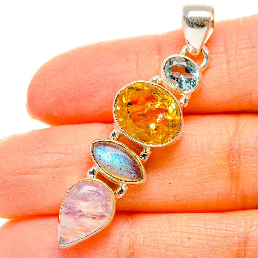 Citrine Pendants handcrafted by Ana Silver Co - PD35161