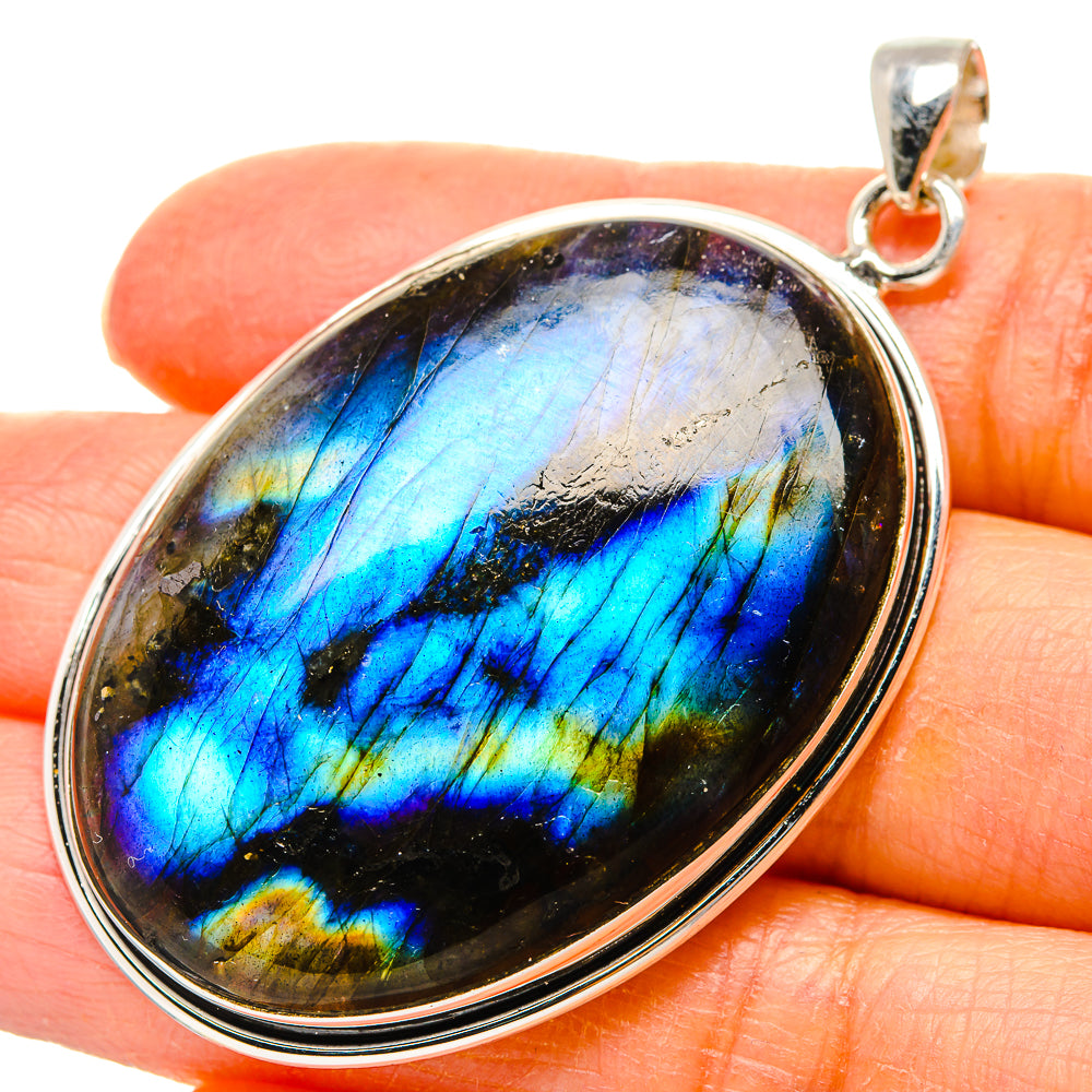 Labradorite Pendants handcrafted by Ana Silver Co - PD35162