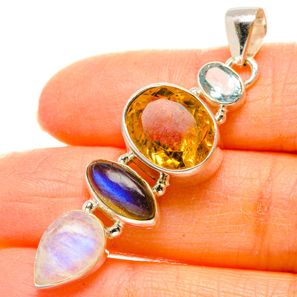 Citrine Pendants handcrafted by Ana Silver Co - PD35165