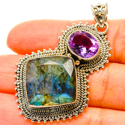 Labradorite Pendants handcrafted by Ana Silver Co - PD35166