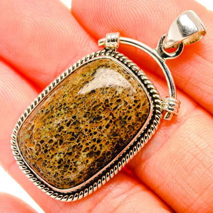 Dinosaur Bone Pendants handcrafted by Ana Silver Co - PD35170
