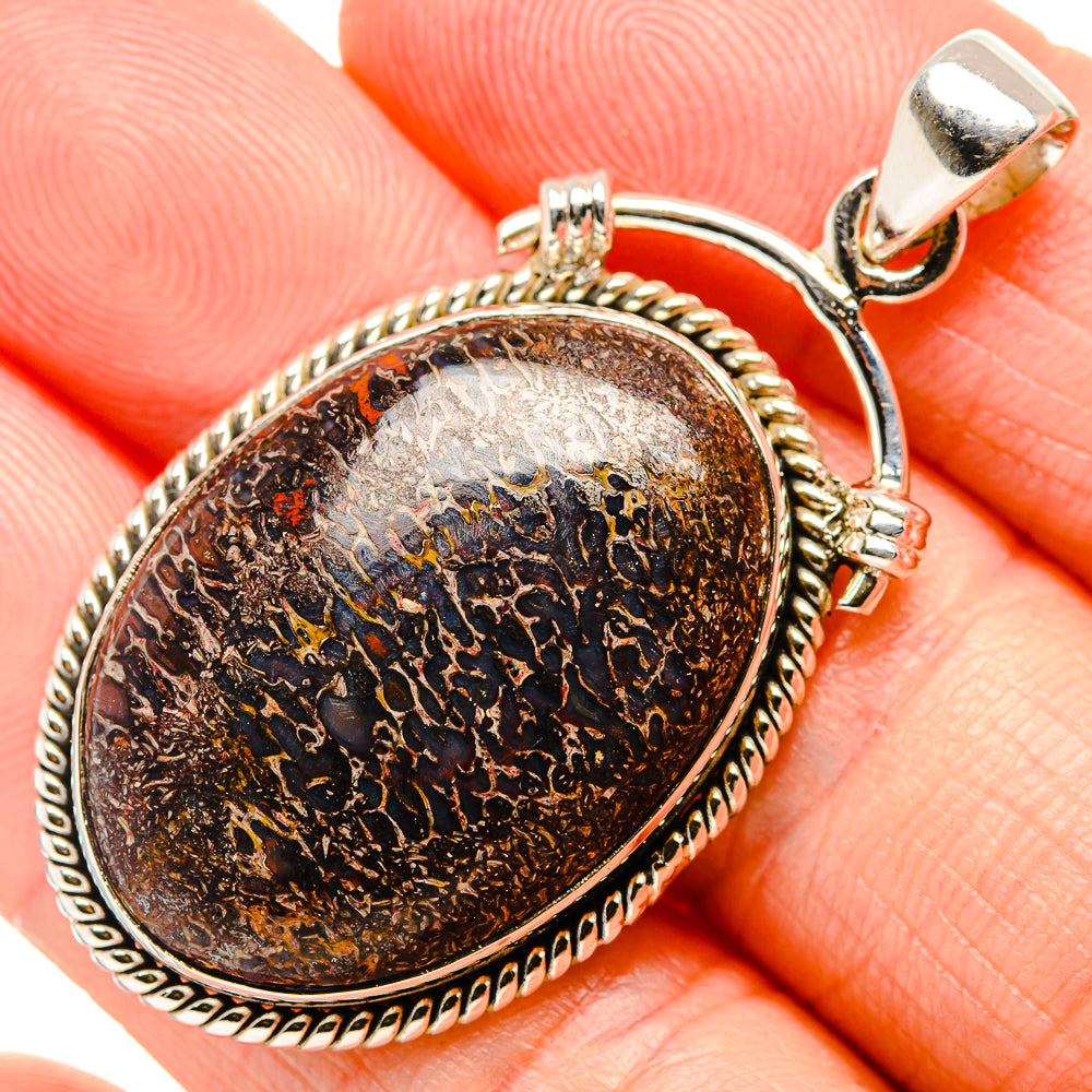 Dinosaur Bone Pendants handcrafted by Ana Silver Co - PD35172