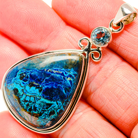 Shattuckite Pendants handcrafted by Ana Silver Co - PD35178