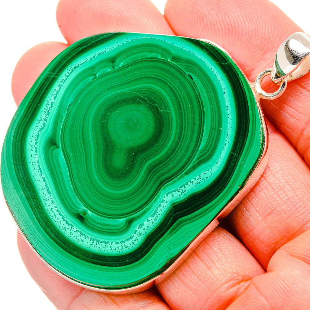 Malachite Pendants handcrafted by Ana Silver Co - PD35186