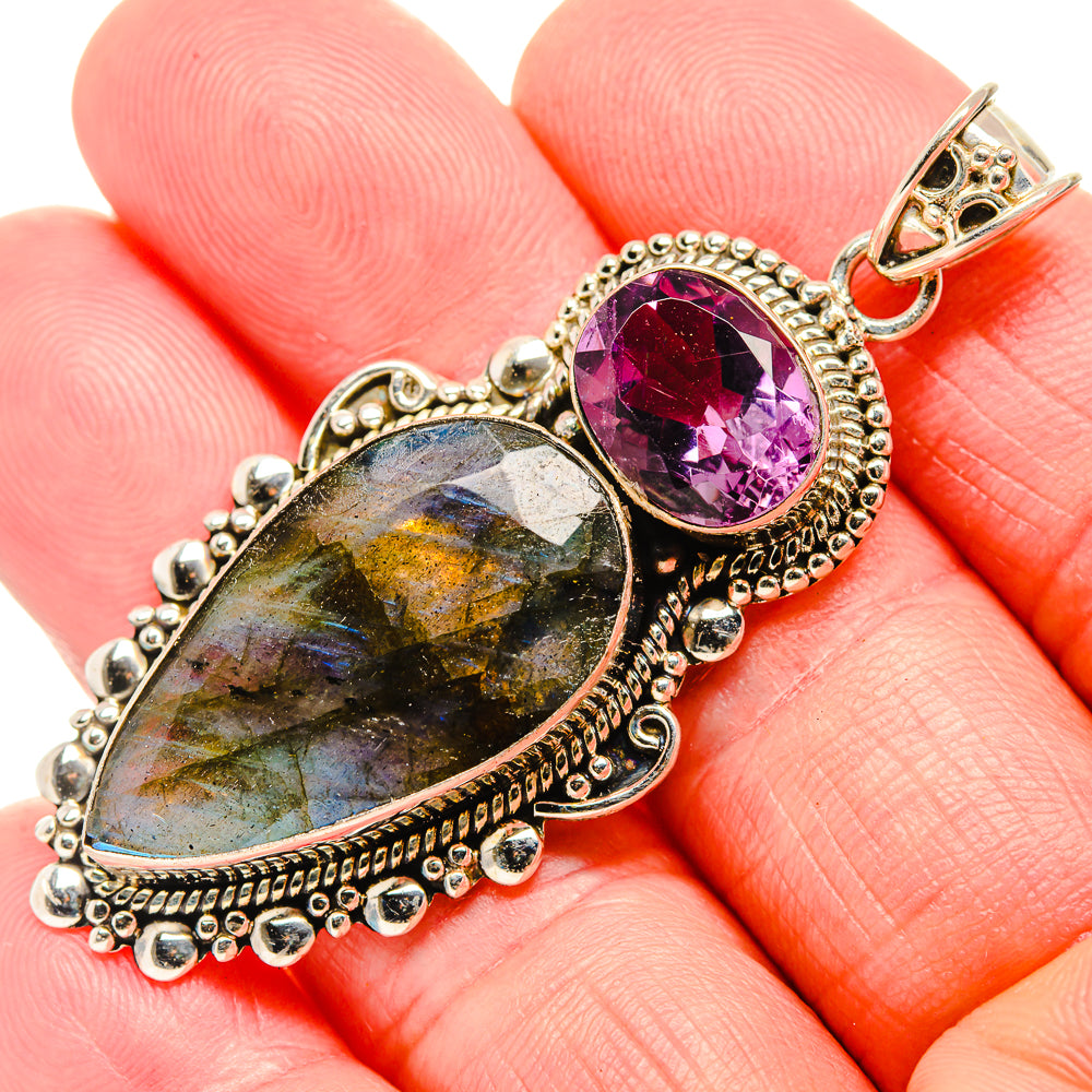 Labradorite Pendants handcrafted by Ana Silver Co - PD35194