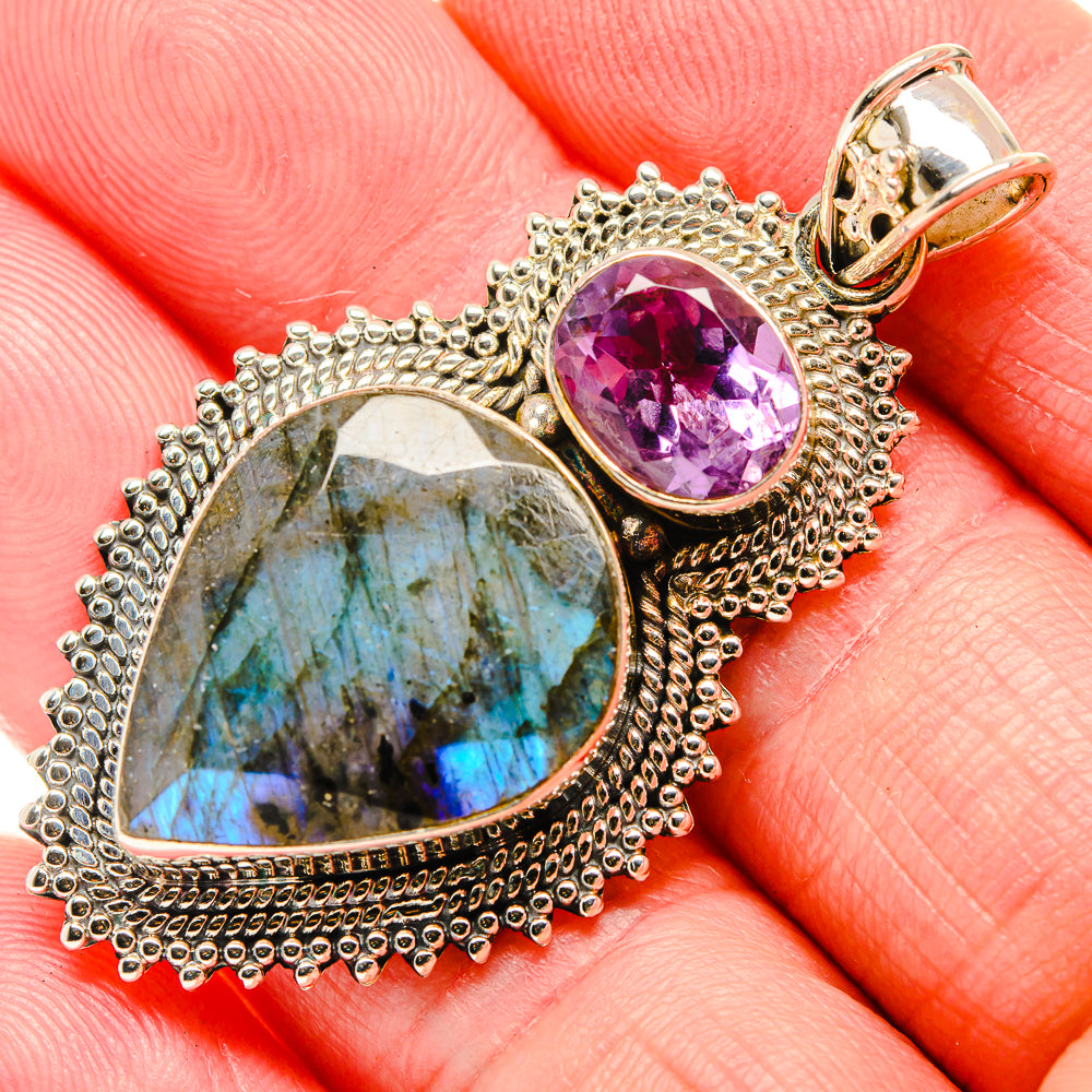 Labradorite Pendants handcrafted by Ana Silver Co - PD35195