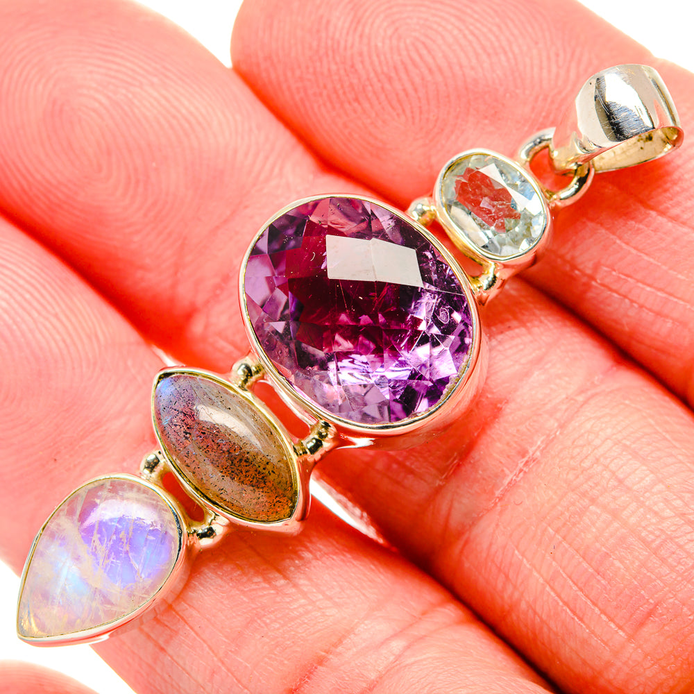 Amethyst Pendants handcrafted by Ana Silver Co - PD35206