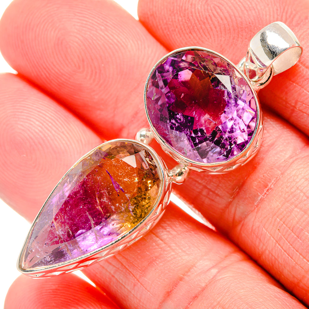 Ametrine Pendants handcrafted by Ana Silver Co - PD35208