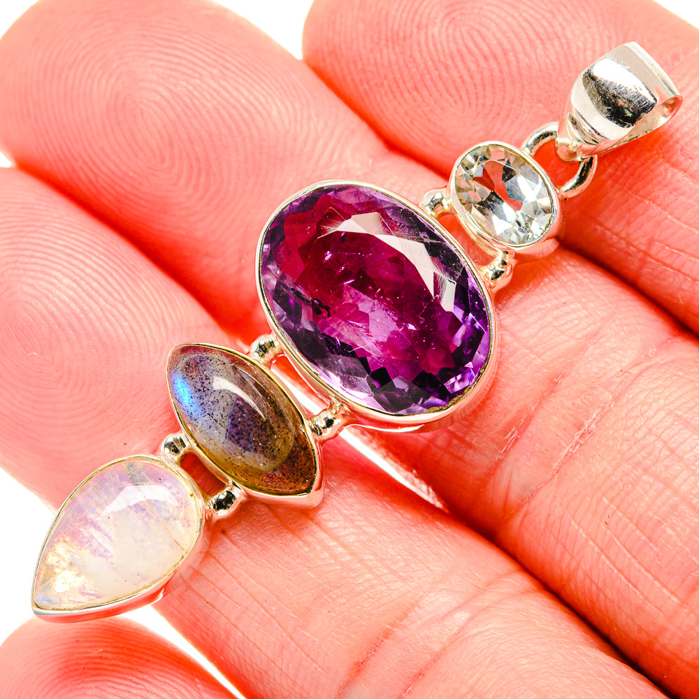Amethyst Pendants handcrafted by Ana Silver Co - PD35210