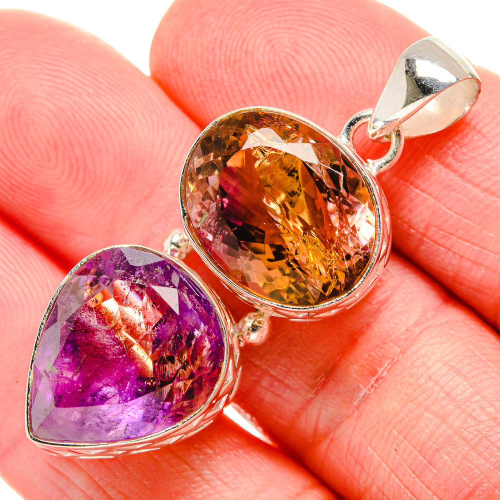 Ametrine Pendants handcrafted by Ana Silver Co - PD35213