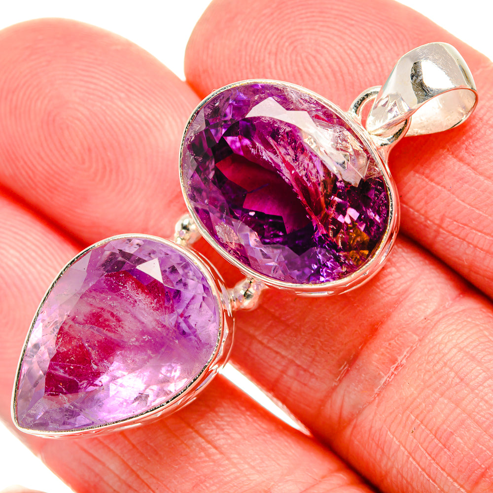 Amethyst Pendants handcrafted by Ana Silver Co - PD35214