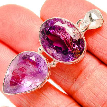 Amethyst Pendants handcrafted by Ana Silver Co - PD35214
