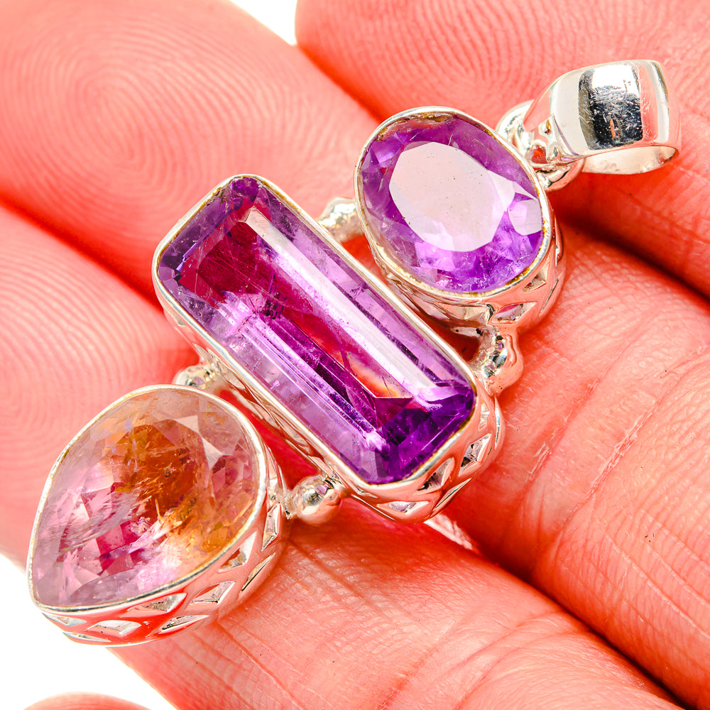 Ametrine Pendants handcrafted by Ana Silver Co - PD35216