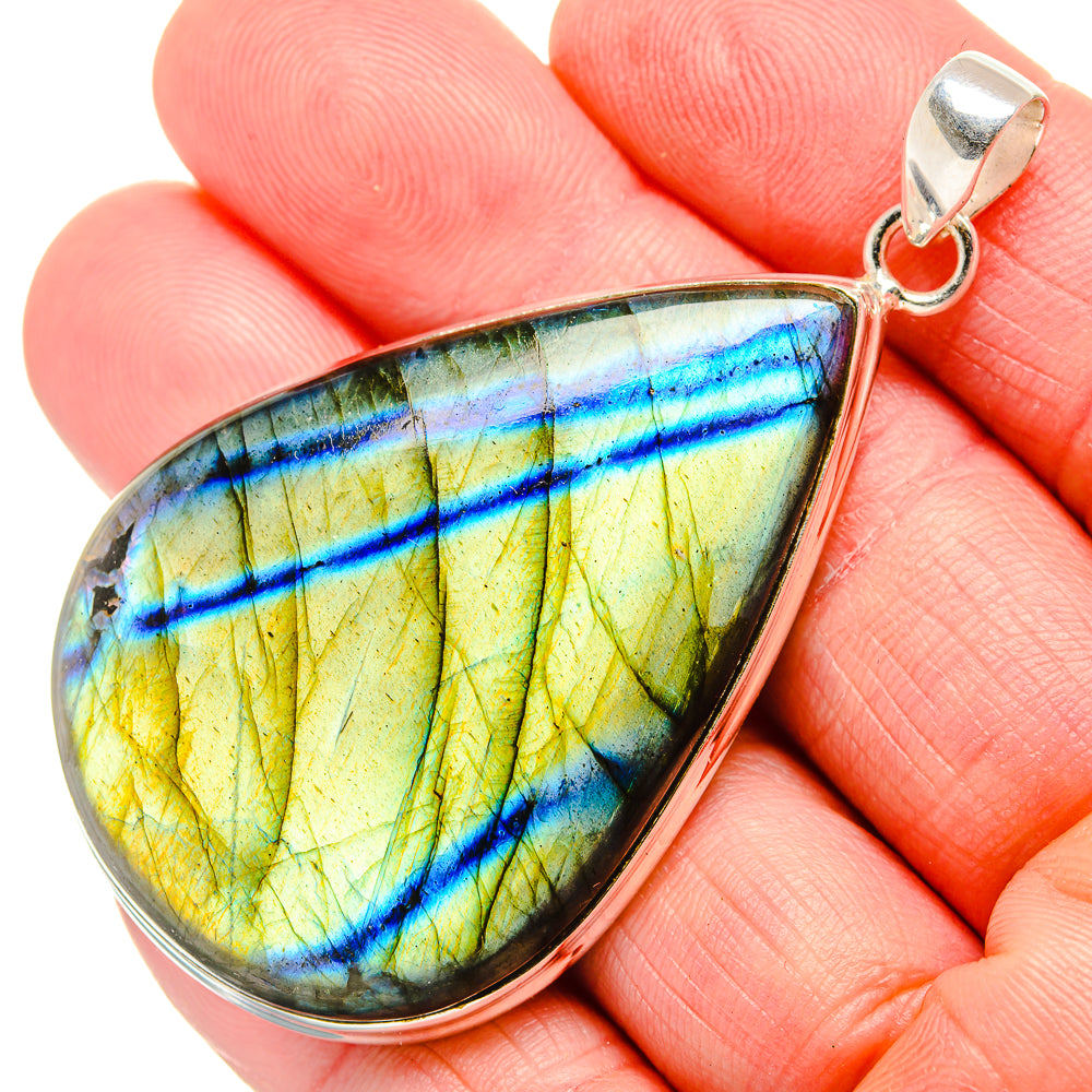 Labradorite Pendants handcrafted by Ana Silver Co - PD35218