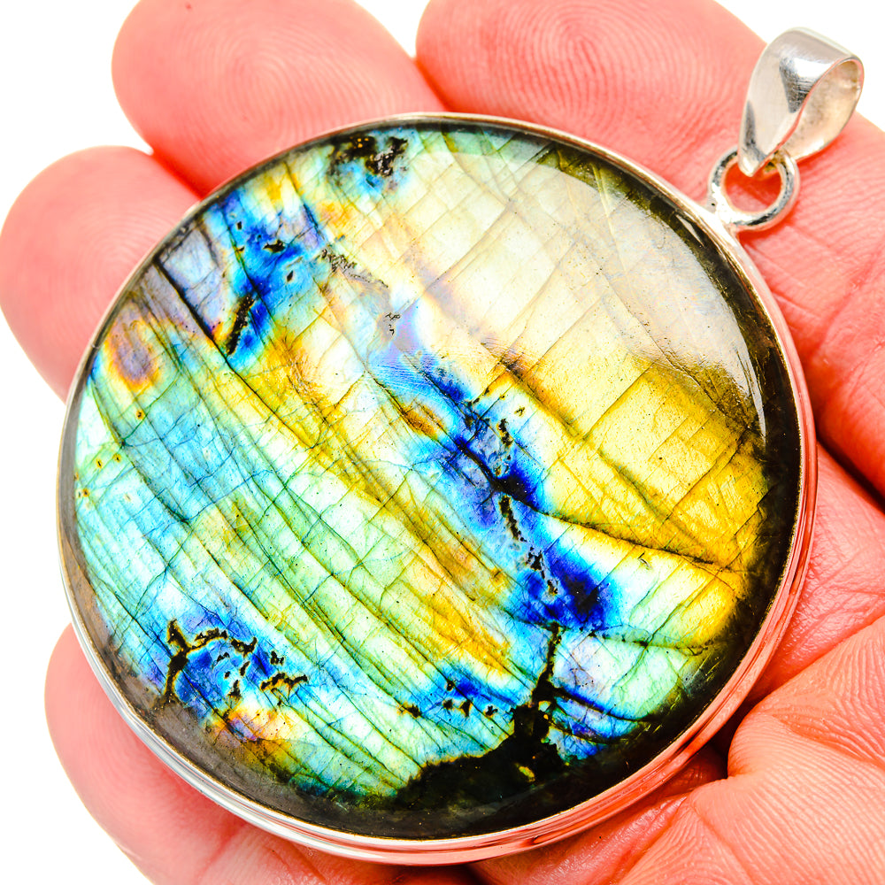 Labradorite Pendants handcrafted by Ana Silver Co - PD35219