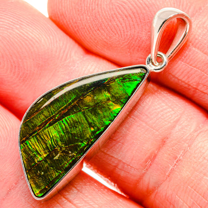 Ammolite Pendants handcrafted by Ana Silver Co - PD35224-SS - Photo 2