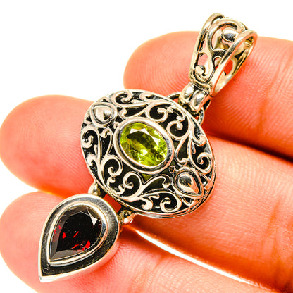 Garnet Pendants handcrafted by Ana Silver Co - PD3523