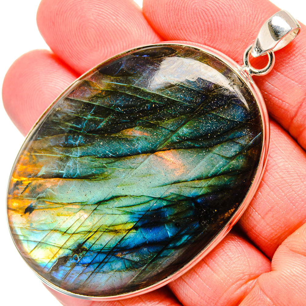 Labradorite Pendants handcrafted by Ana Silver Co - PD35251