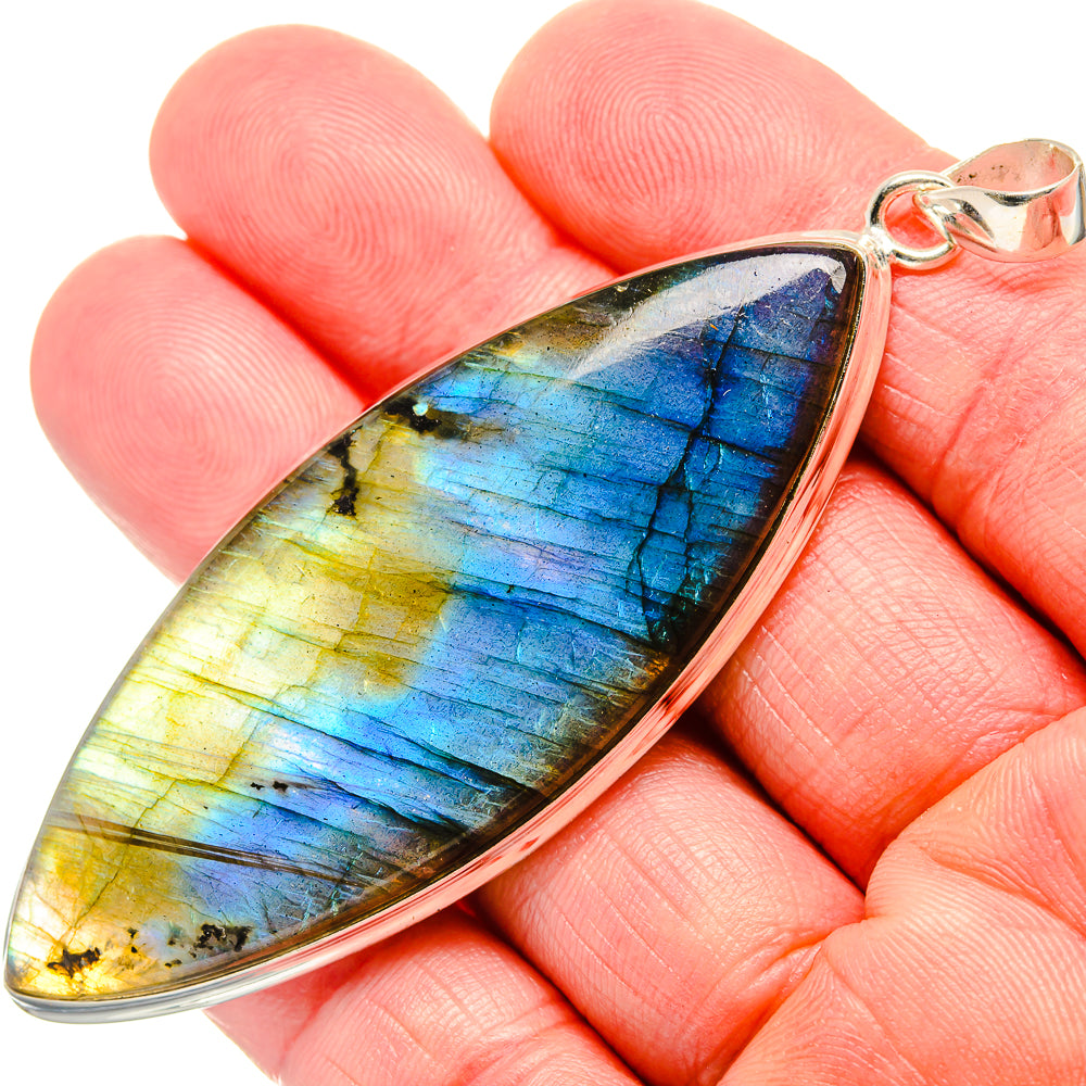 Labradorite Pendants handcrafted by Ana Silver Co - PD35253