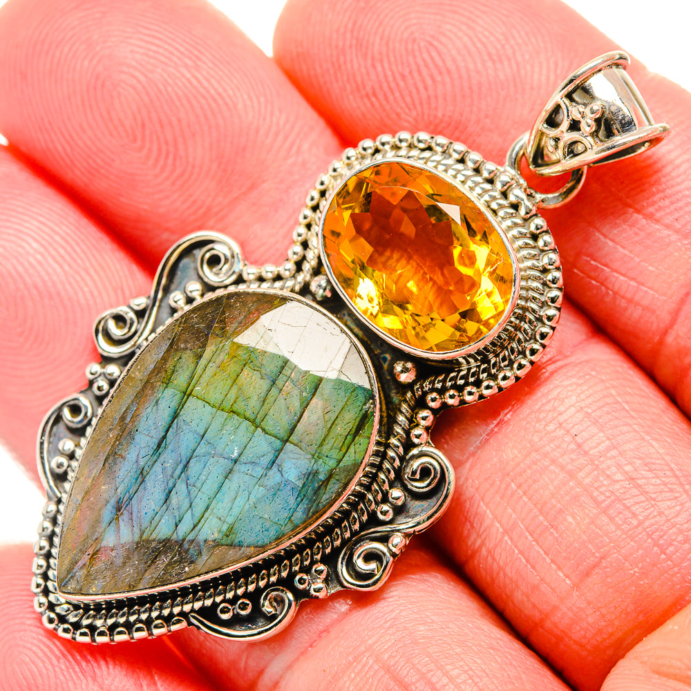 Labradorite Pendants handcrafted by Ana Silver Co - PD35262