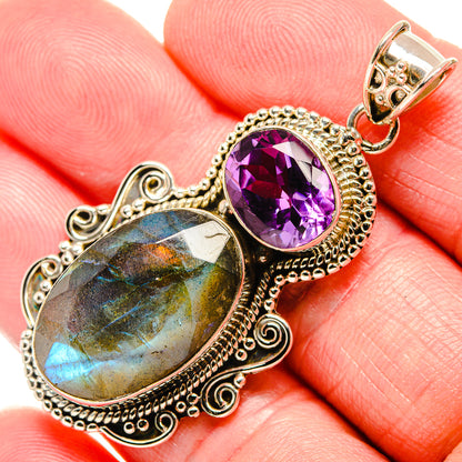 Labradorite Pendants handcrafted by Ana Silver Co - PD35263