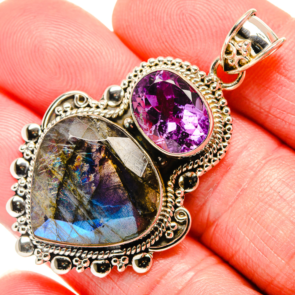 Labradorite Pendants handcrafted by Ana Silver Co - PD35264