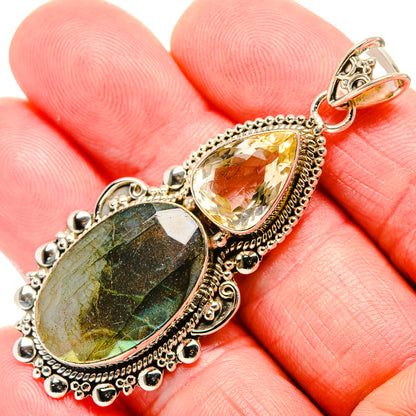 Labradorite Pendants handcrafted by Ana Silver Co - PD35265