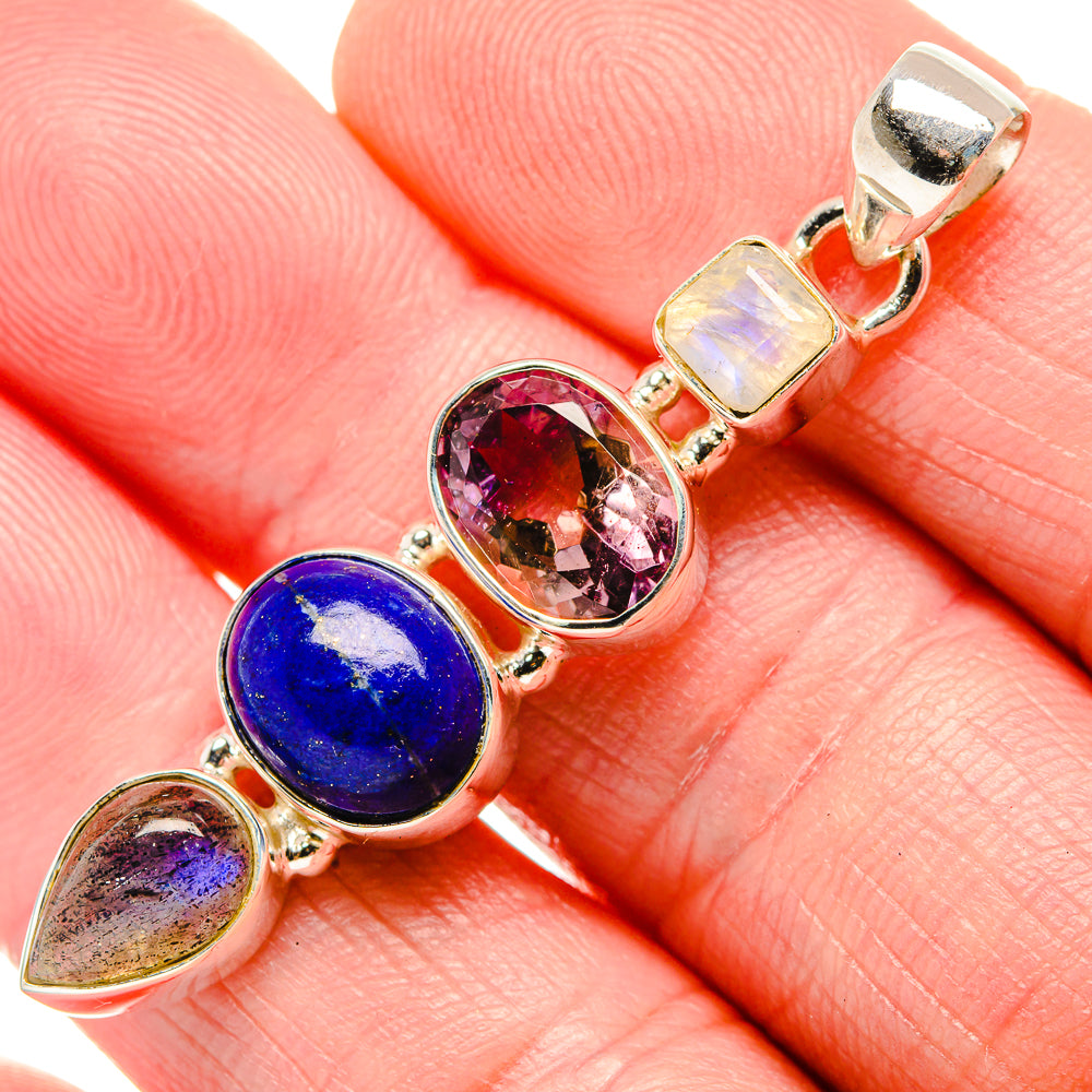 Lapis Lazuli Pendants handcrafted by Ana Silver Co - PD35274