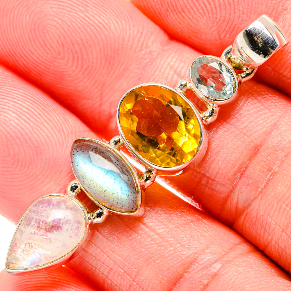 Citrine Pendants handcrafted by Ana Silver Co - PD35282
