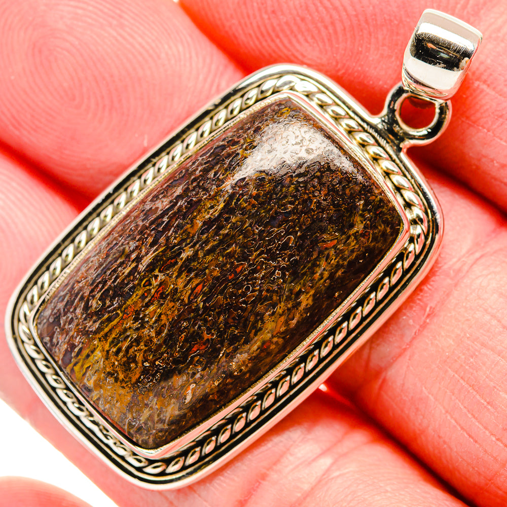 Dinosaur Bone Pendants handcrafted by Ana Silver Co - PD35293
