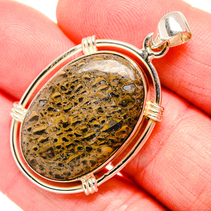 Dinosaur Bone Pendants handcrafted by Ana Silver Co - PD35294
