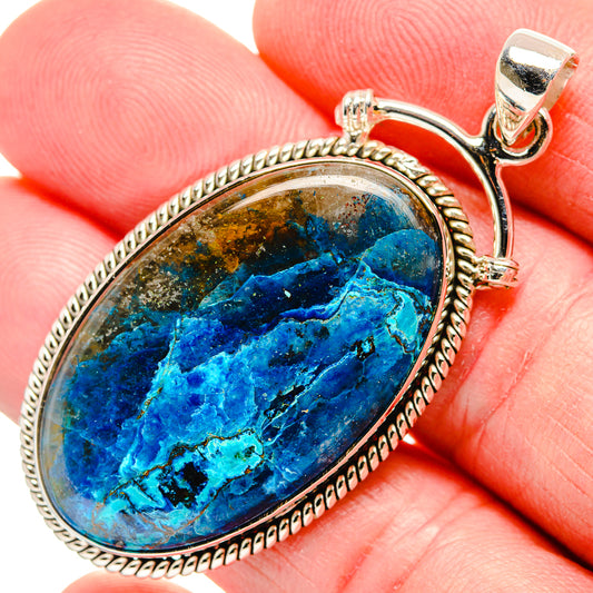 Shattuckite Pendants handcrafted by Ana Silver Co - PD35295